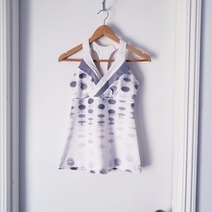 LULULEMON polka dots top size 6